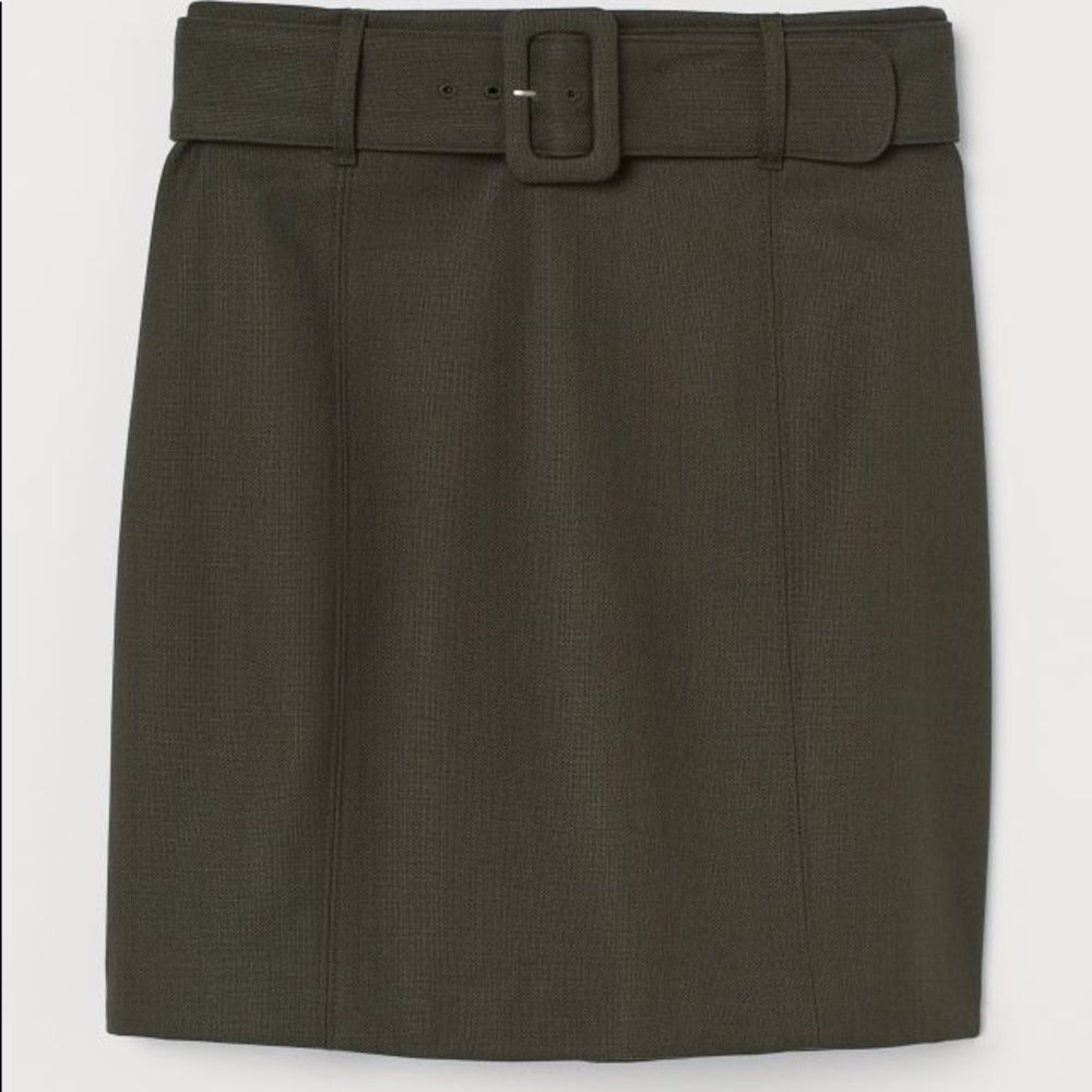 H&M belted skirt